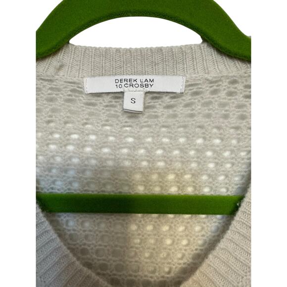 Derek Lam 10  Crosby cashmere oversized loose knit sweater. Off white. Size m - Picture 6 of 8